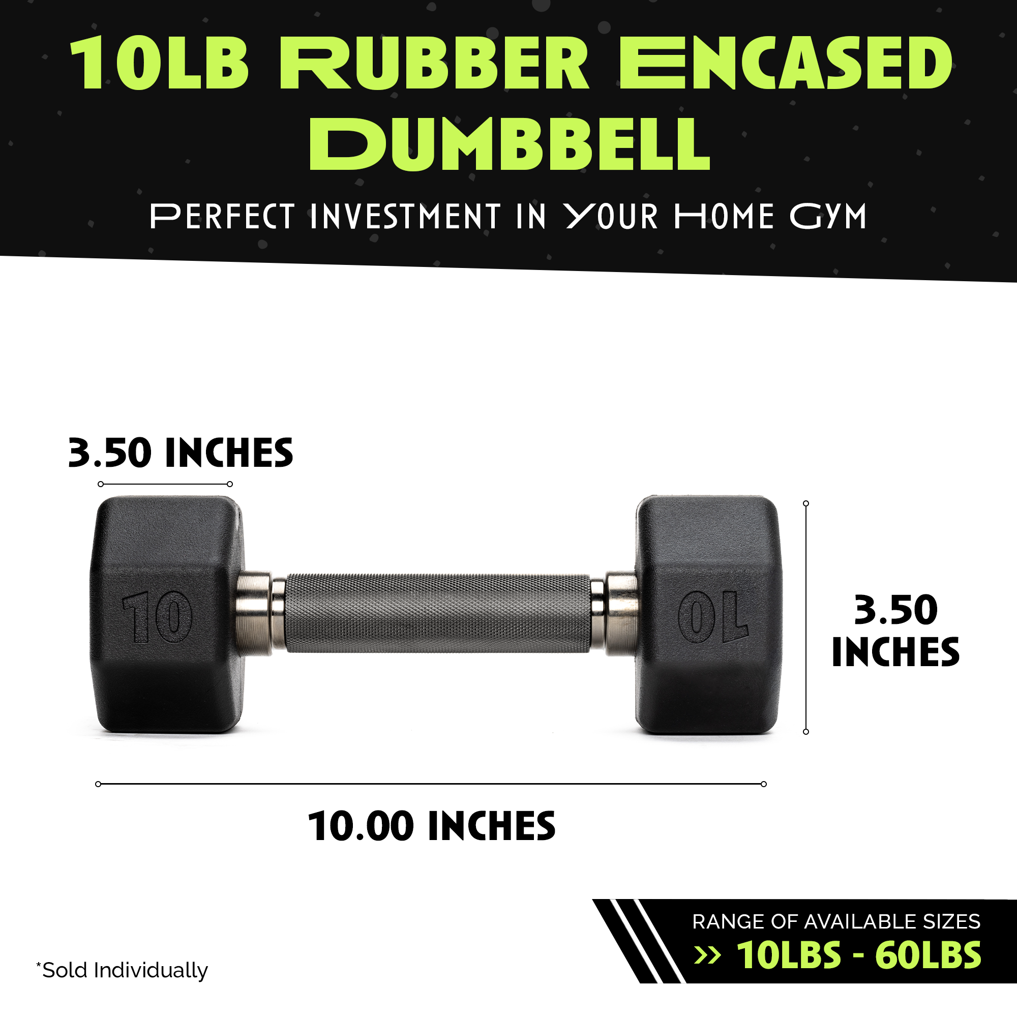 Octo Rubber Dumbbell Individual Strength Training Equipment
