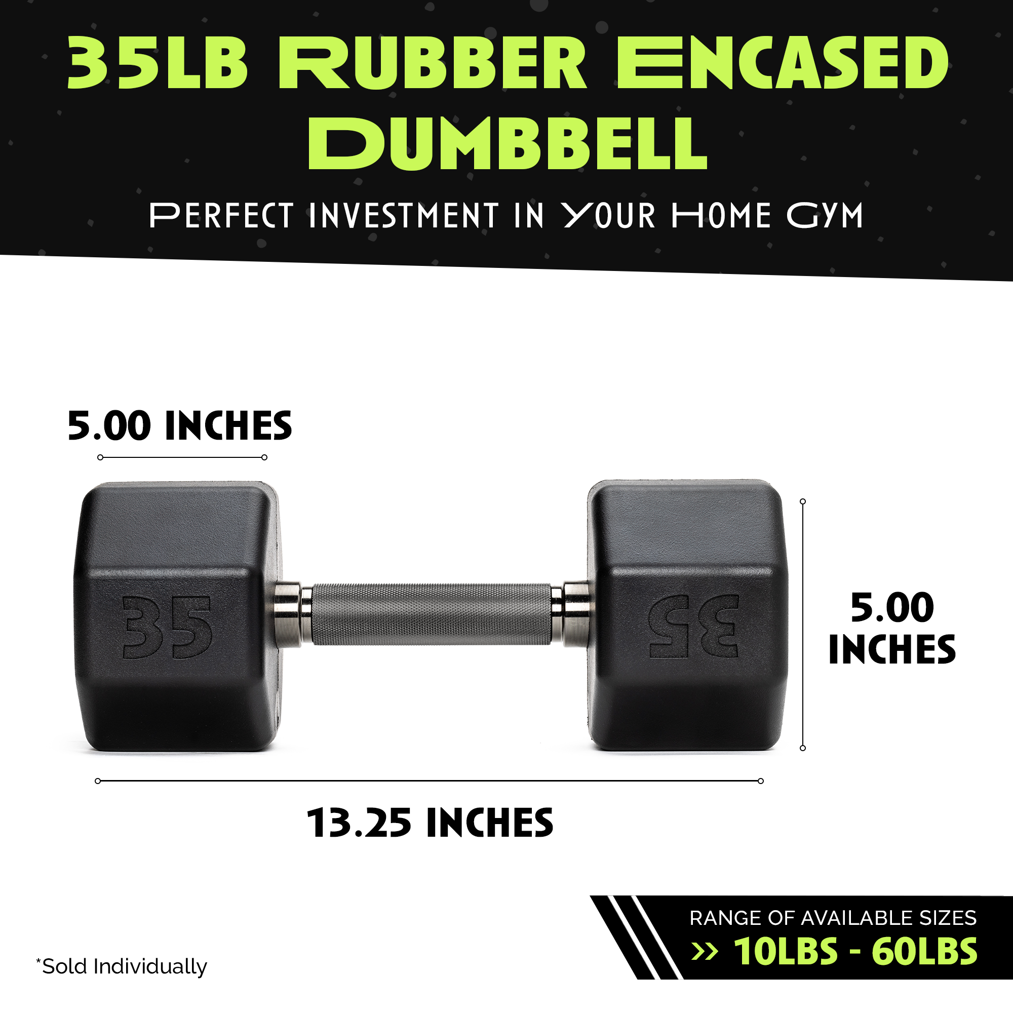 Octo Rubber Dumbbell Individual Strength Training Equipment