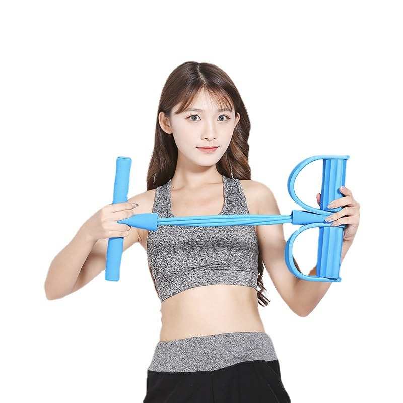 Pedal Resistance Band Yoga Fitness Elastic Rope Exercise