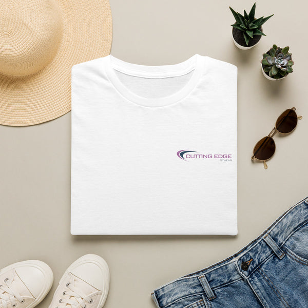 Cutting Edge Logo T-Shirt — Minimal Retro Wave Graphic Tee