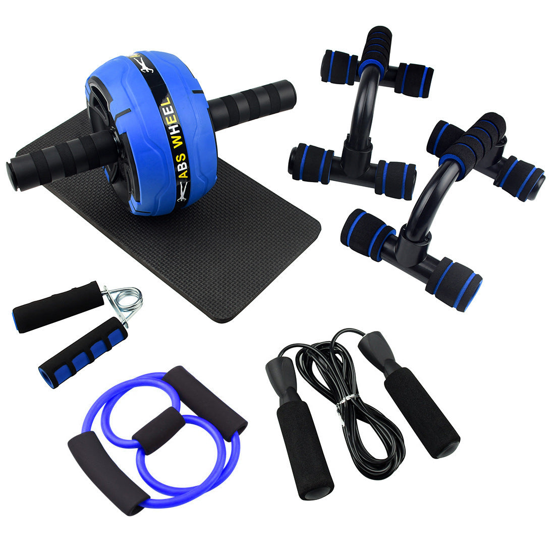 Resistance Bands Push Up Bar AB Power Workout