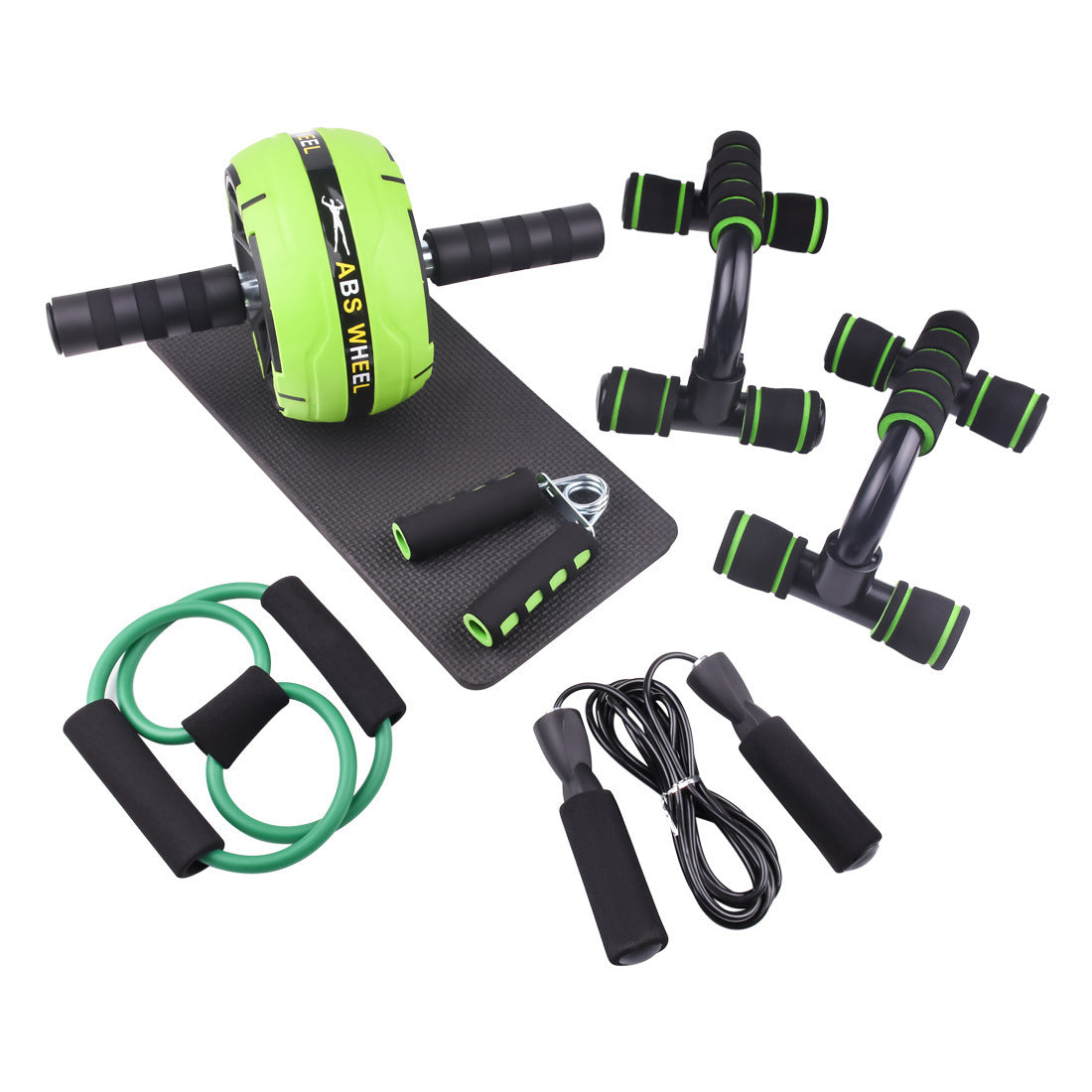 Resistance Bands Push Up Bar AB Power Workout