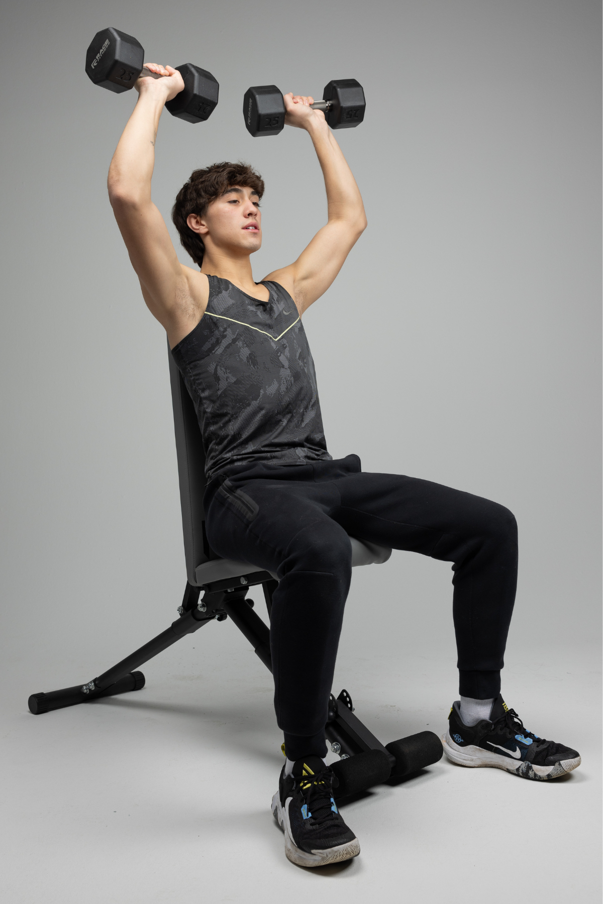 Octo Rubber Dumbbell Individual Strength Training Equipment