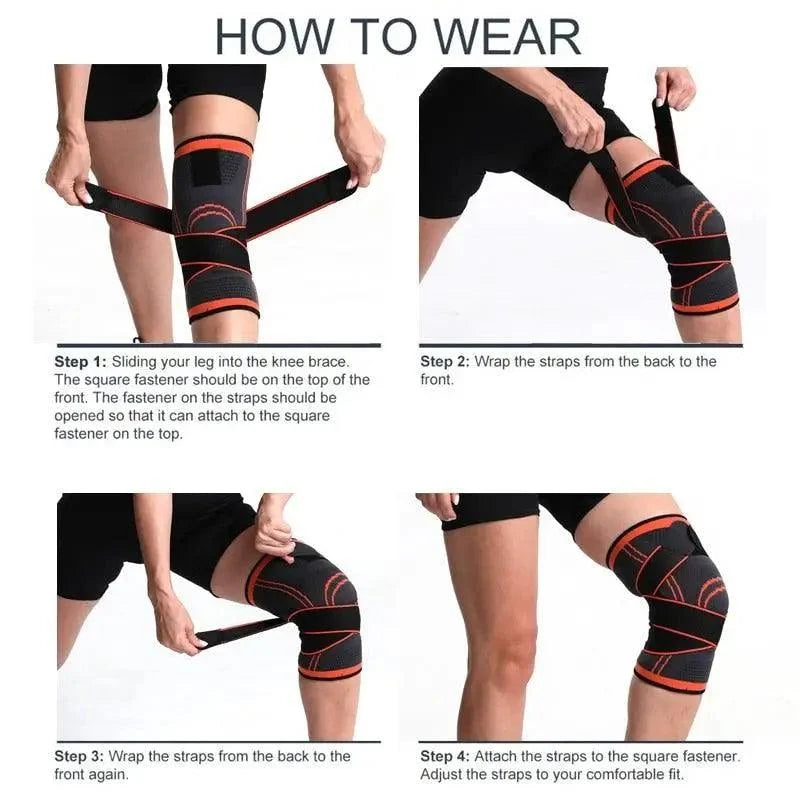 Sport Knee Sleeve Compression Support Fitness Protector