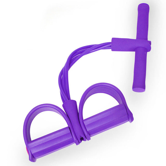 Pedal Resistance Band Yoga Fitness Elastic Rope Exercise