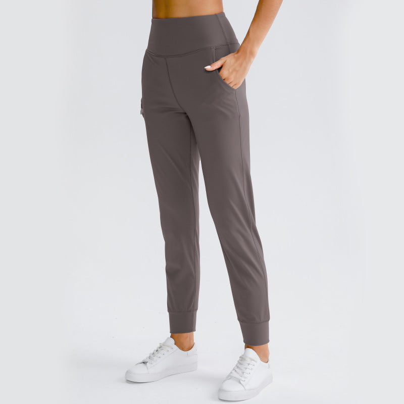 Women's Elastic Jogger Pants Yoga Running Workout
