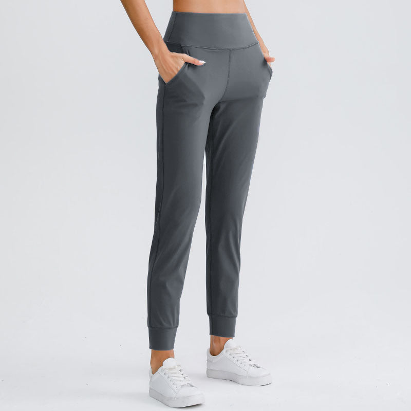 Women's Elastic Jogger Pants Yoga Running Workout