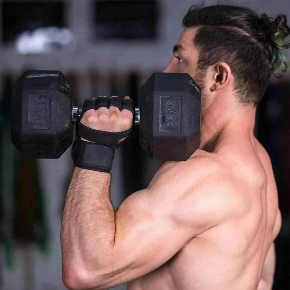 Men's Women's Training Sport Gloves Fitness Workout Gear