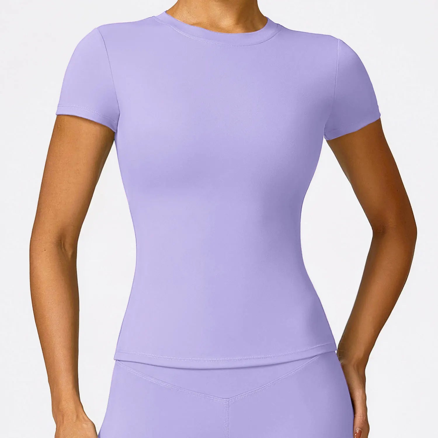 Women's Short Sleeve Workout Fitness Top
