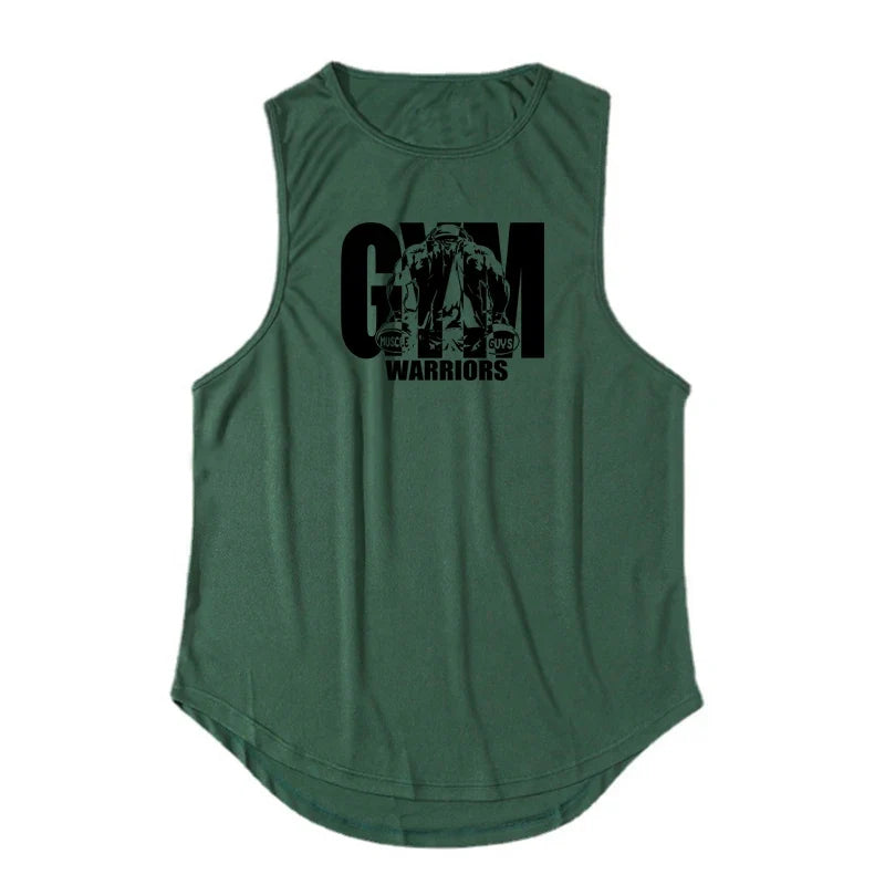 Men's Mesh Quick Dry Fitness Bodybuilding Tank Top