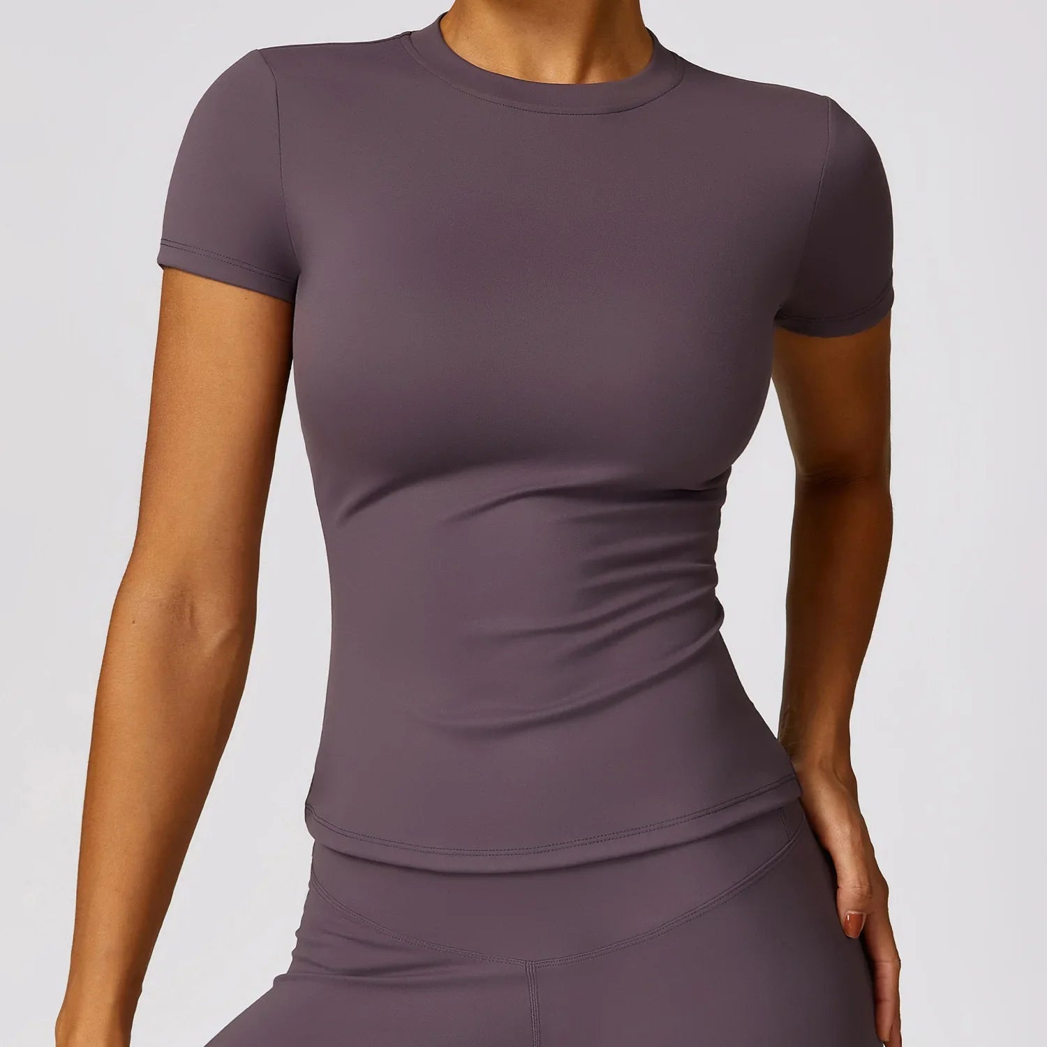 Women's Short Sleeve Workout Fitness Top