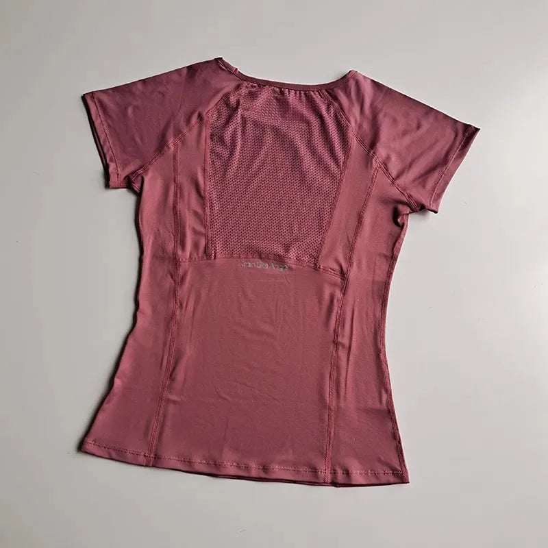 Women's Mesh Quick Dry Sports Fitness T Shirt