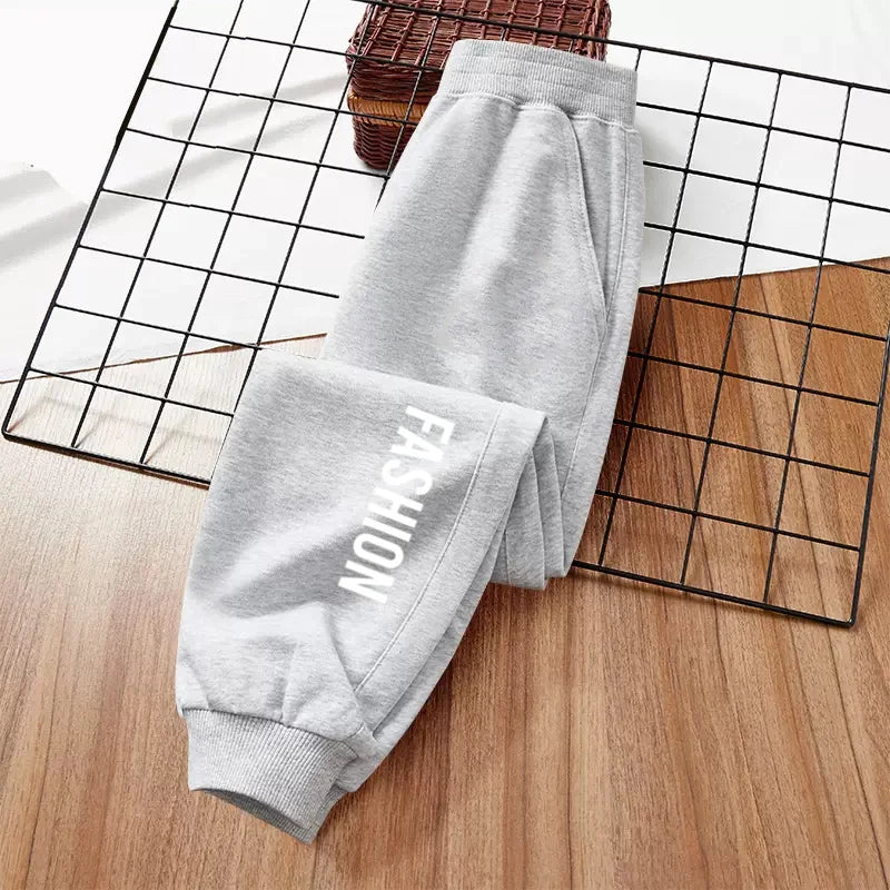 Kids' Cotton Sweatpants Comfortable Casual Jogger Pants