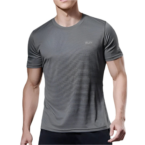 Men's Performance Running Tee Athletic Fitness Shirt