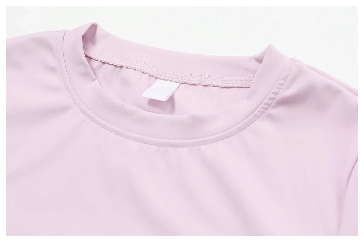 Women's Short Sleeve Workout Fitness Top