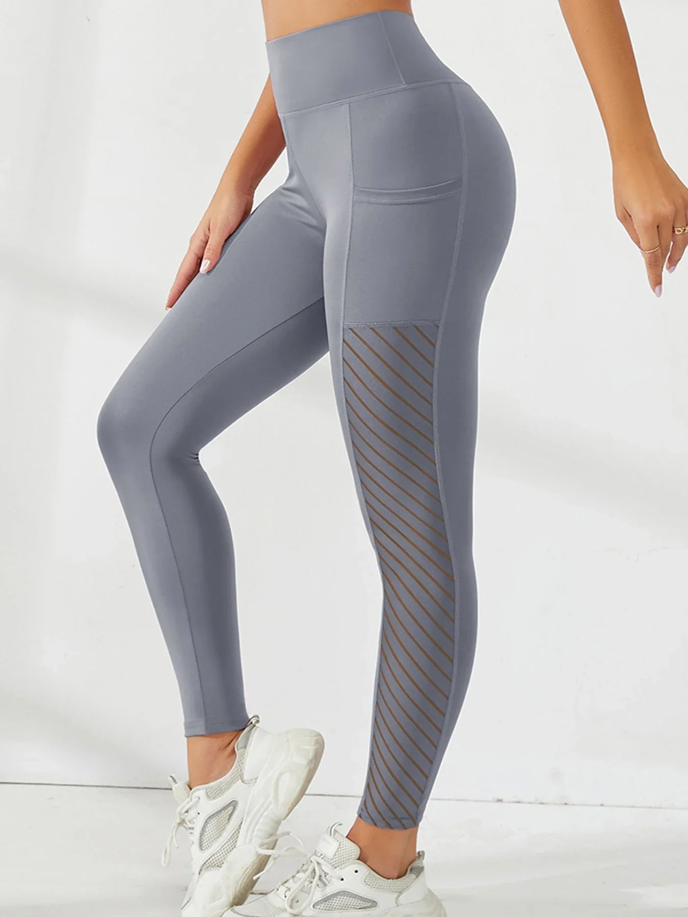 Women's Ankle Length Yoga Pants Pockets Stretch Activewear
