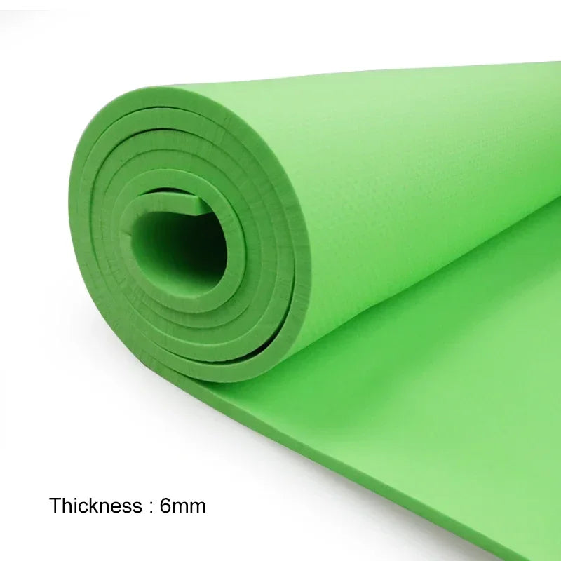 6mm Thick Non Slip EVA Foam Yoga Exercise Mat