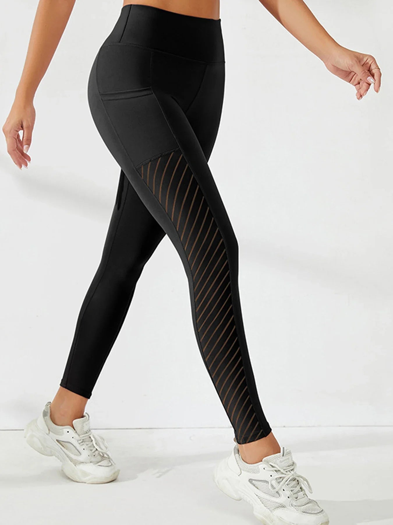 Women's Ankle Length Yoga Pants Pockets Stretch Activewear
