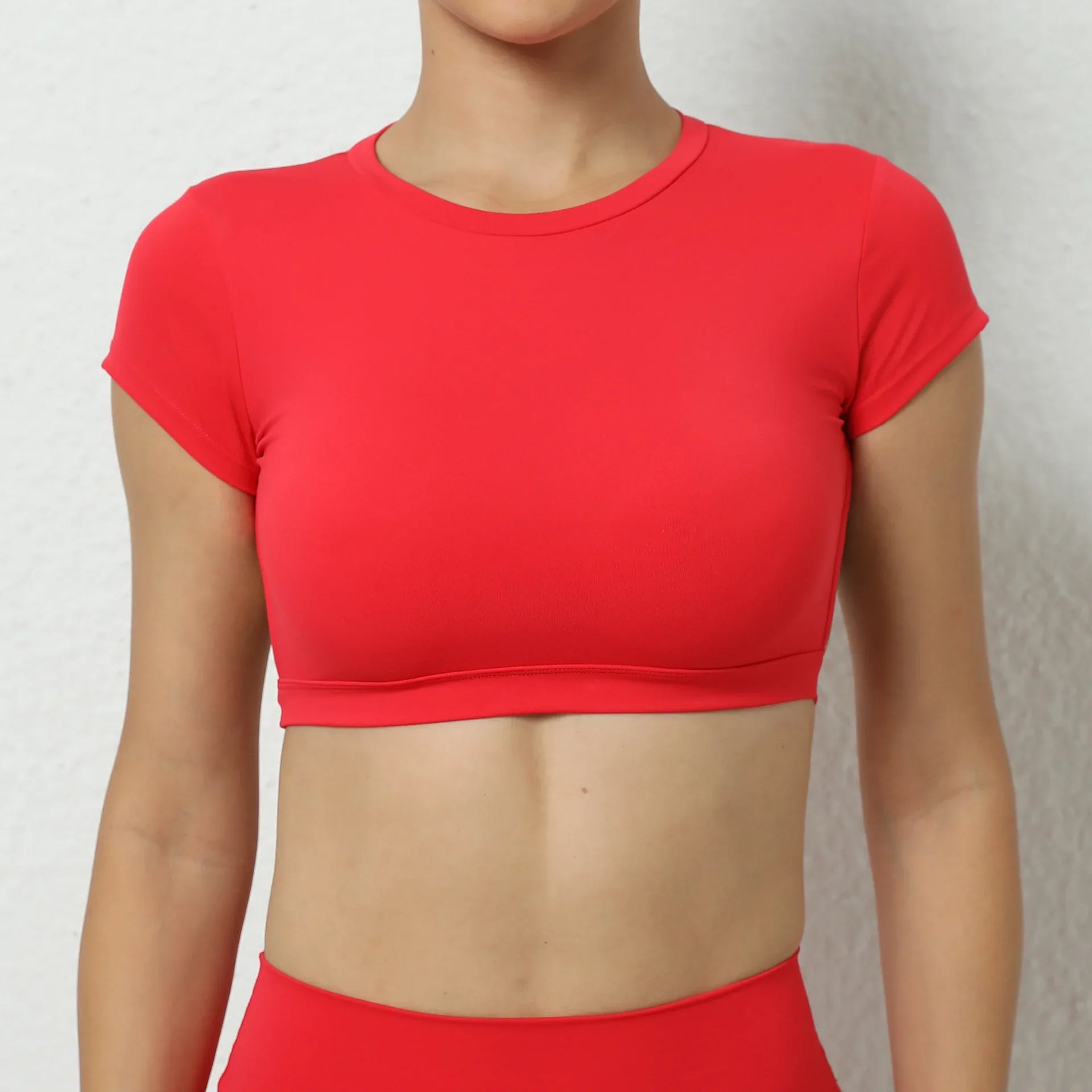 Women's Breathable Backless Yoga Crop Top