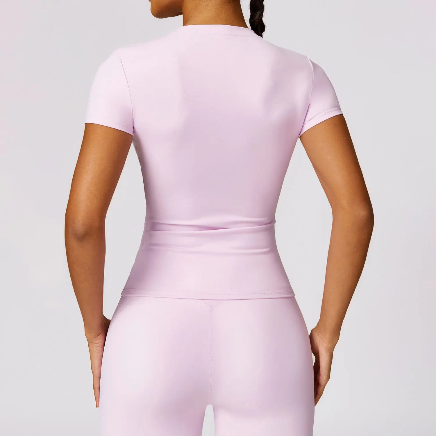 Women's Short Sleeve Workout Fitness Top