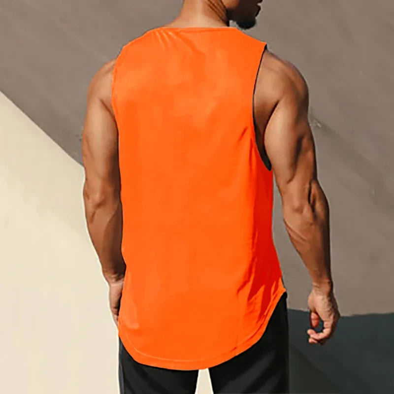 Men's Mesh Quick Dry Fitness Bodybuilding Tank Top