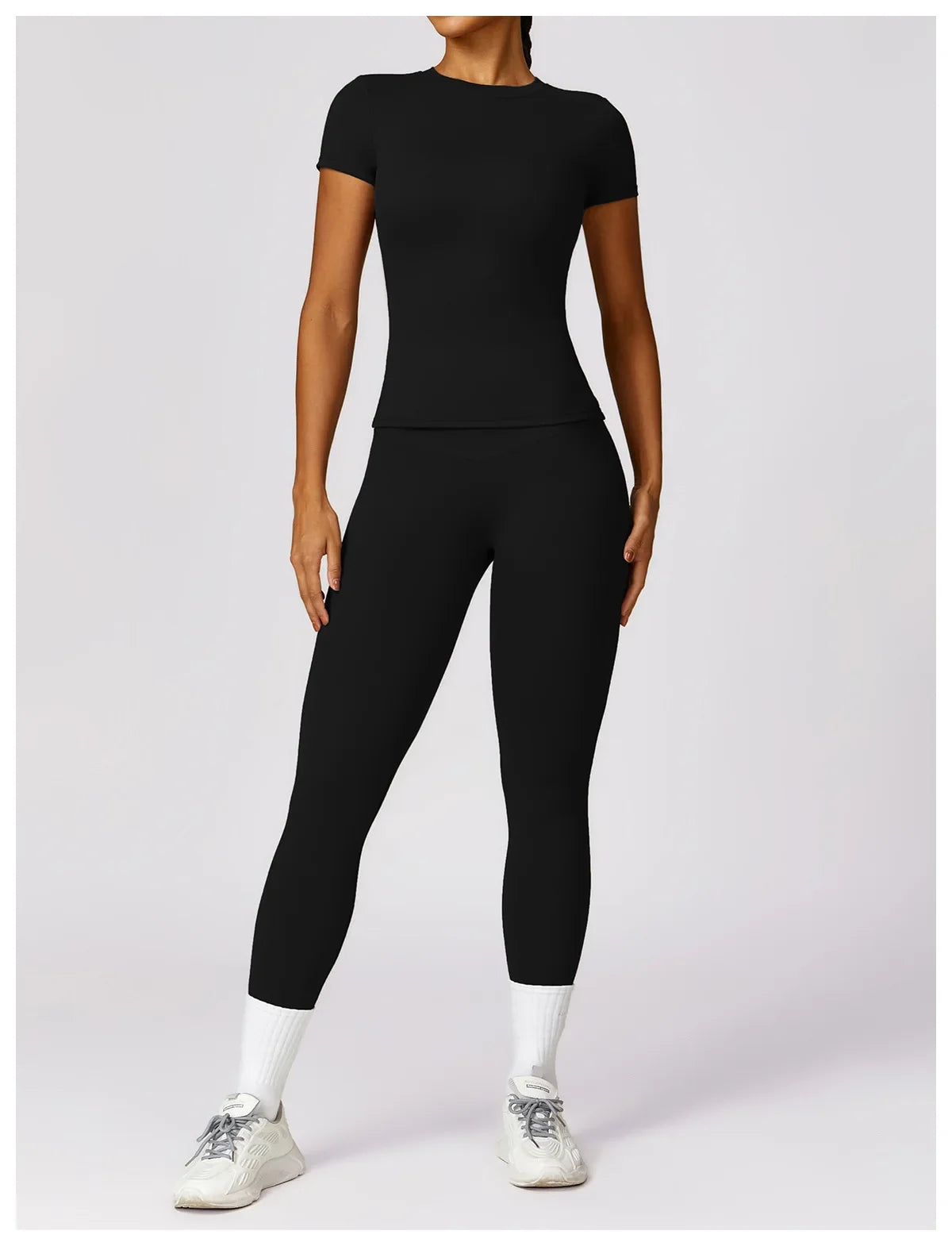Women's Short Sleeve Workout Fitness Top
