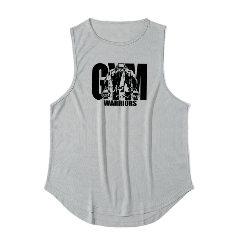 Men's Mesh Quick Dry Fitness Bodybuilding Tank Top