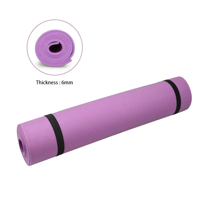 6mm Thick Non Slip EVA Foam Yoga Exercise Mat