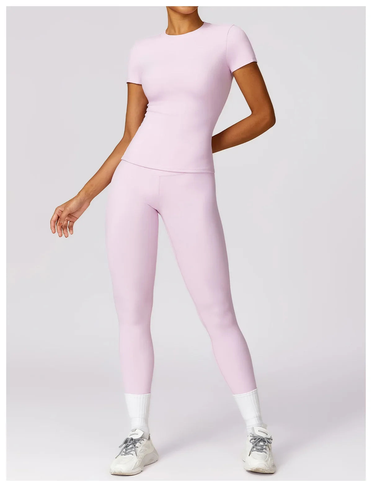 Women's Short Sleeve Workout Fitness Top