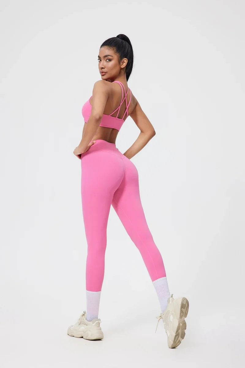 Women's High Waist Seamless Yoga Leggings