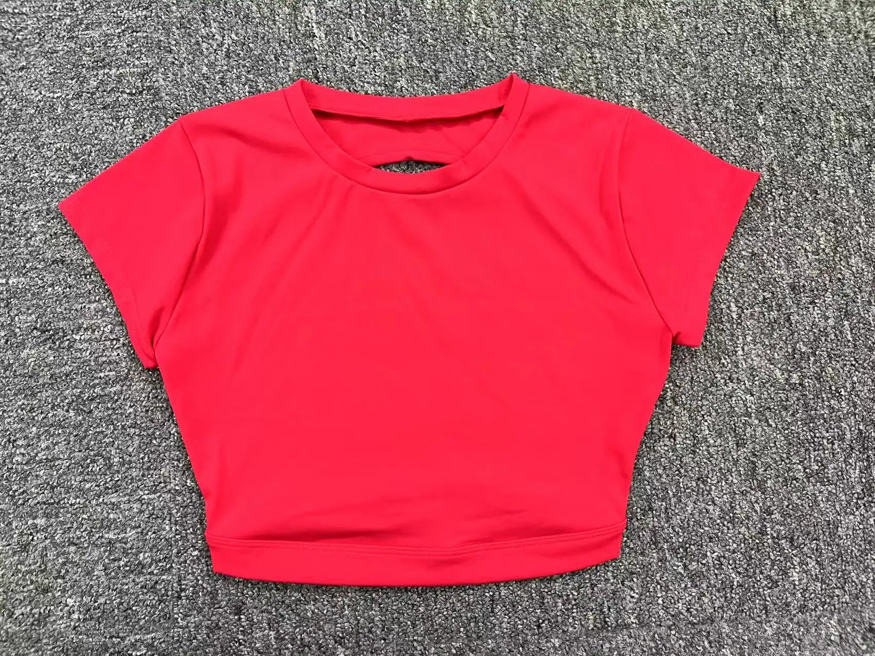 Women's Breathable Backless Yoga Crop Top