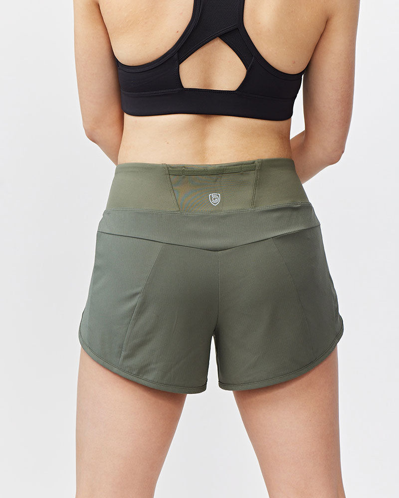Women's High Rise Running Shorts Athletic