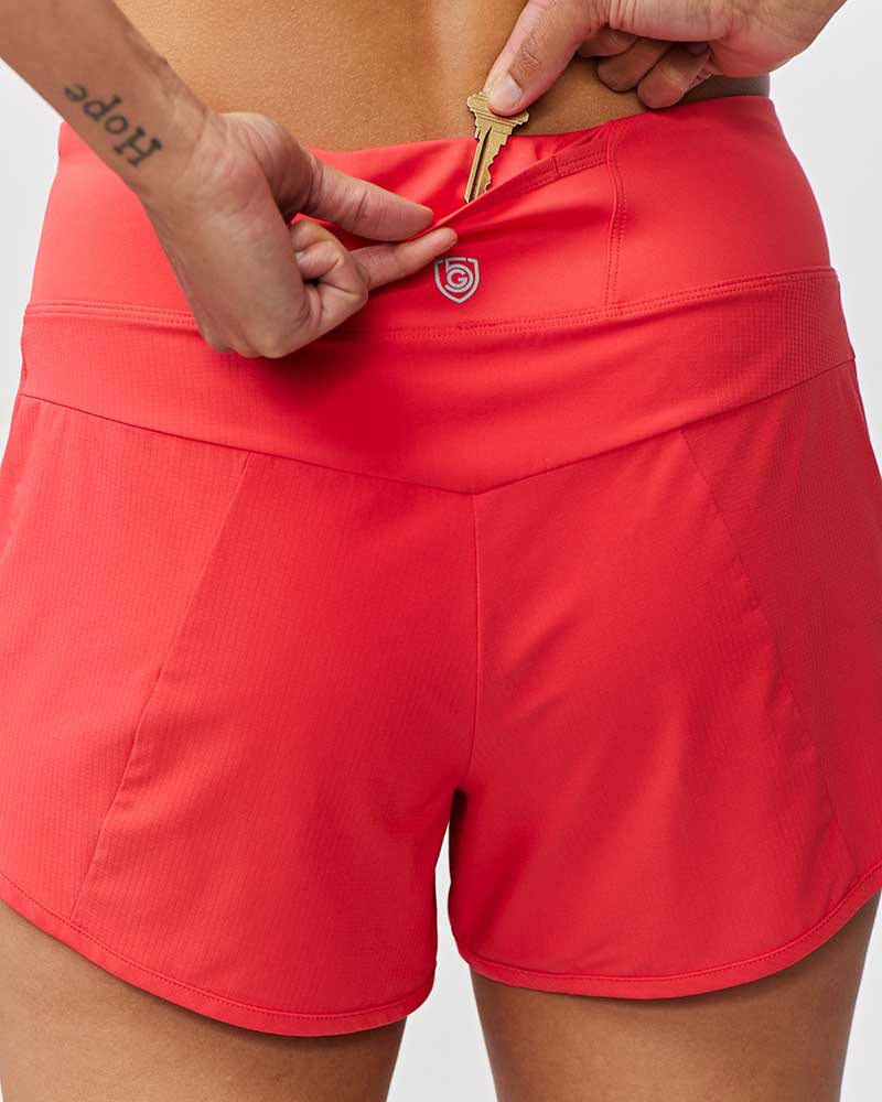 Women's High Rise Running Shorts Athletic
