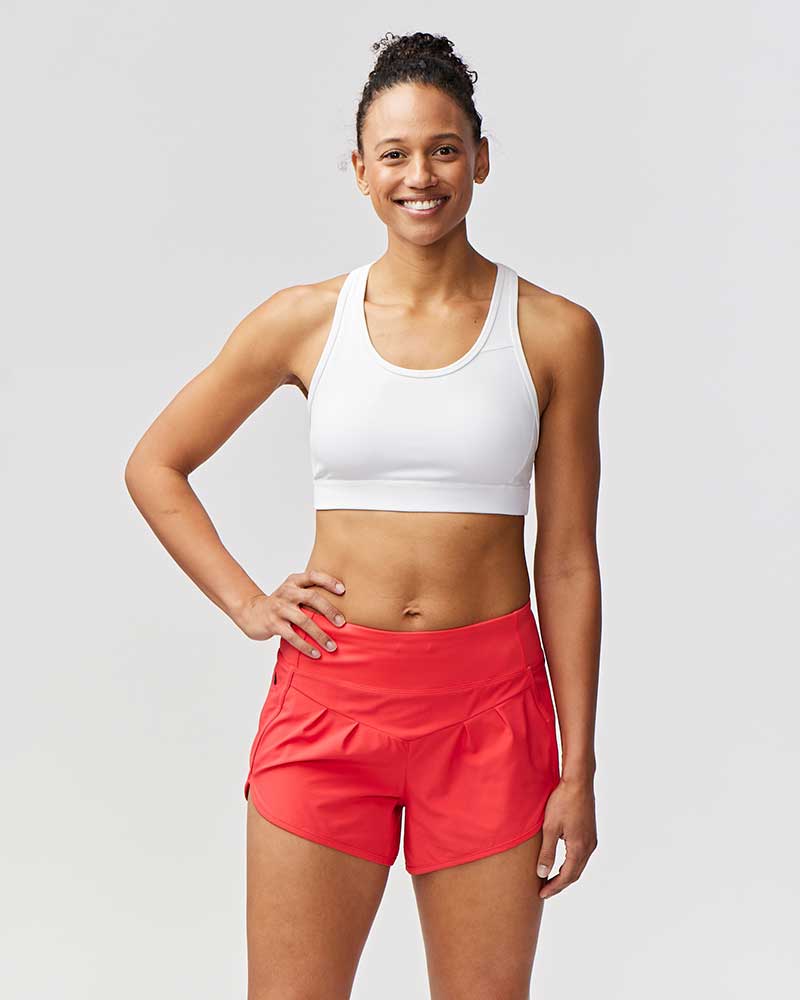 Women's High Rise Running Shorts Athletic
