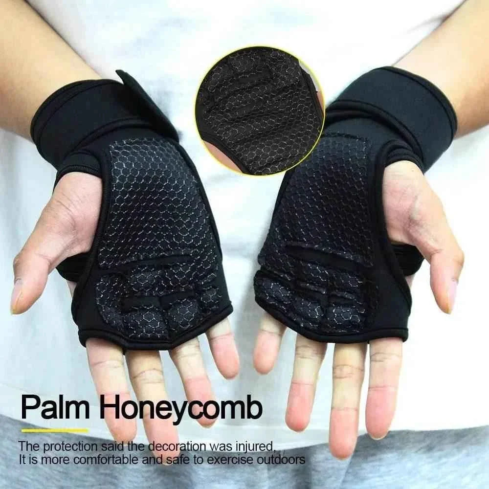 Men's Women's Training Sport Gloves Fitness Workout Gear