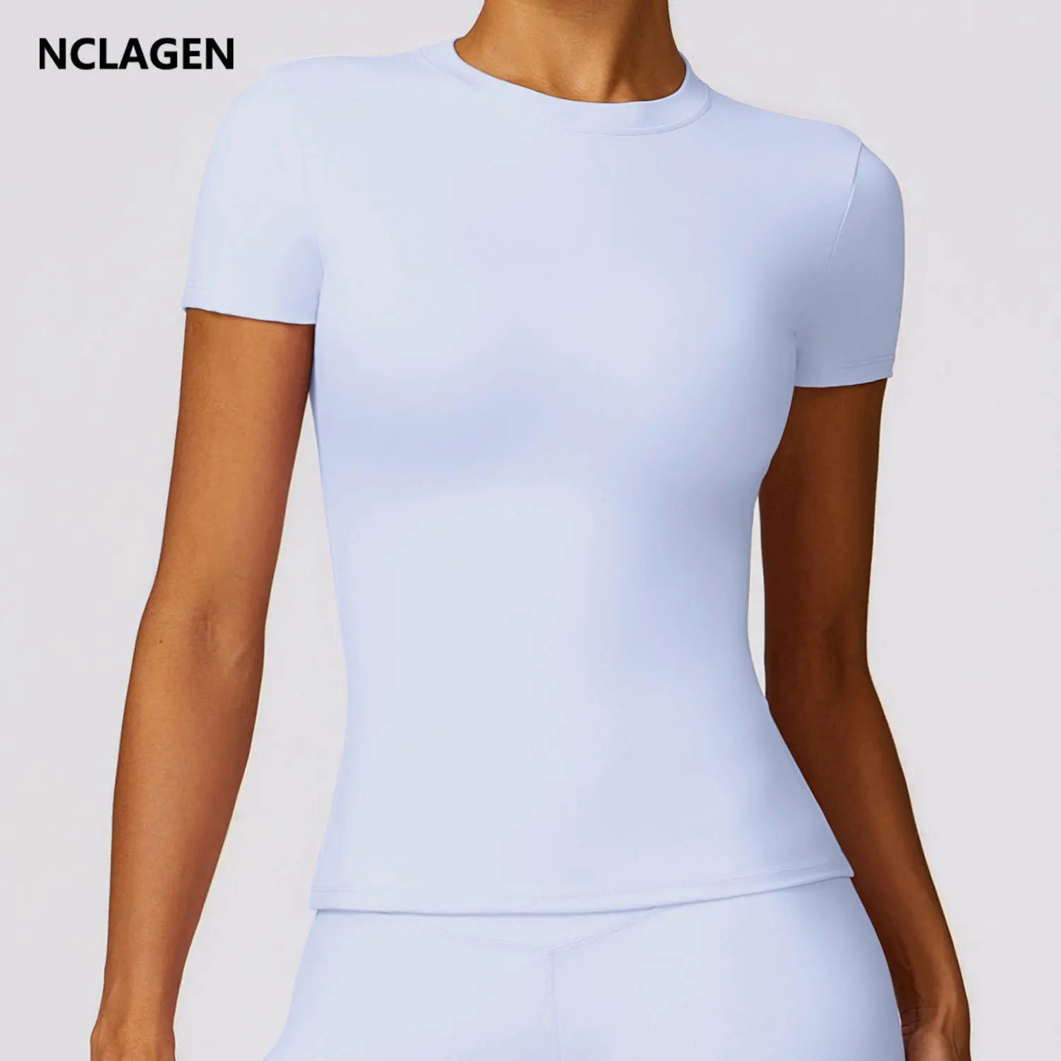 Women's Short Sleeve Workout Fitness Top