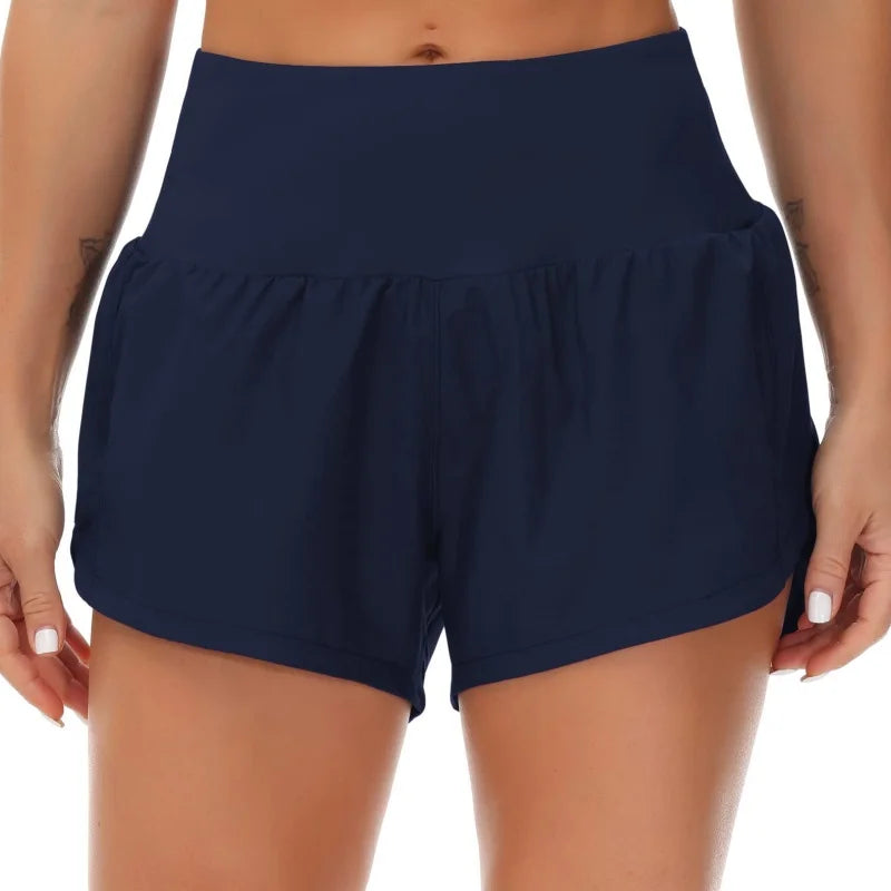 High Waisted Workout Shorts Active Fitness Style