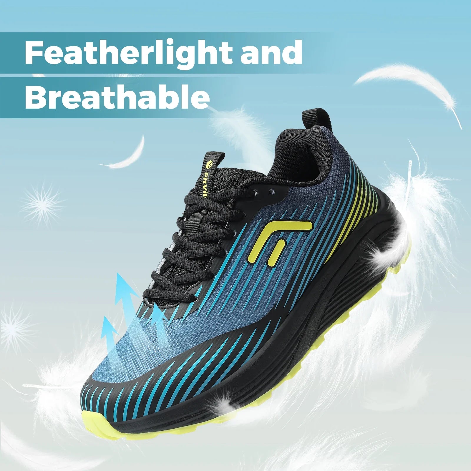Men's Wide Trail Running Shoes Breathable