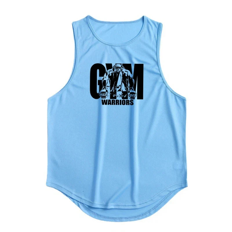 Men's Mesh Quick Dry Fitness Bodybuilding Tank Top