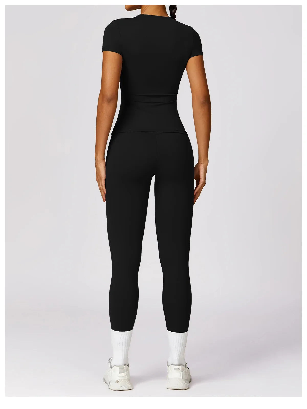 Women's Short Sleeve Workout Fitness Top