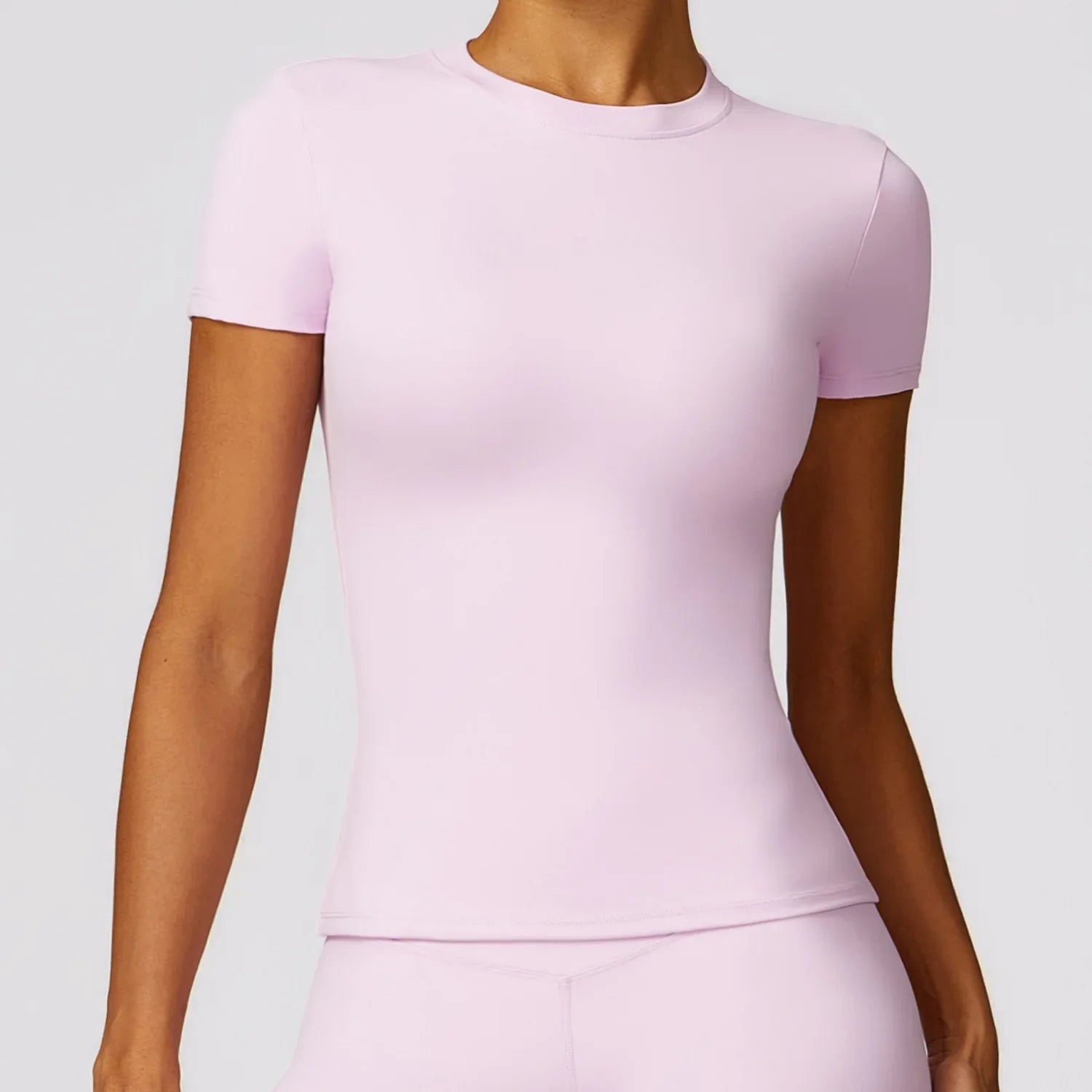 Women's Short Sleeve Workout Fitness Top