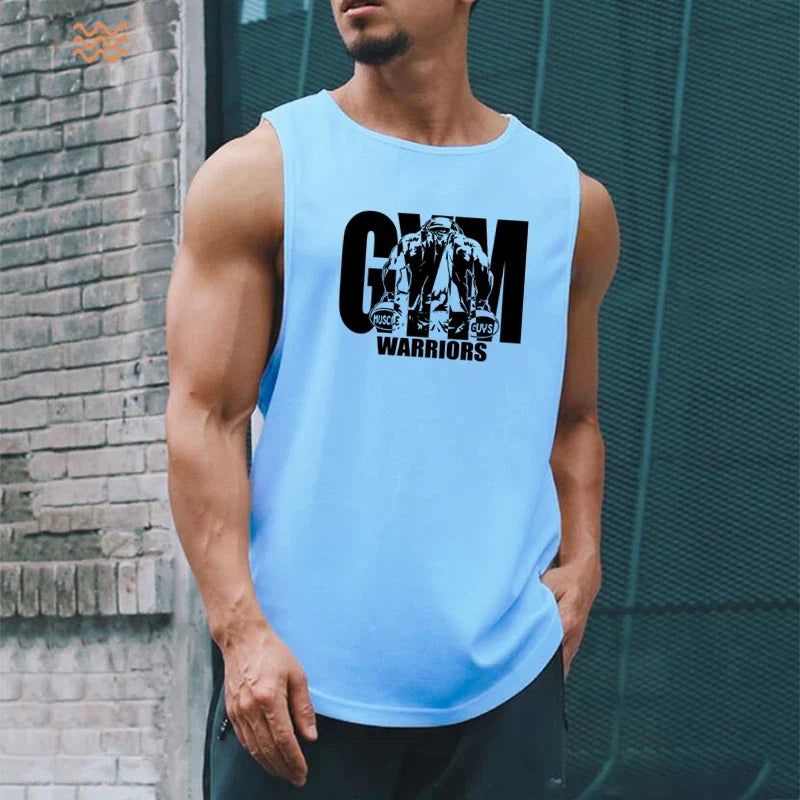 Men's Mesh Quick Dry Fitness Bodybuilding Tank Top