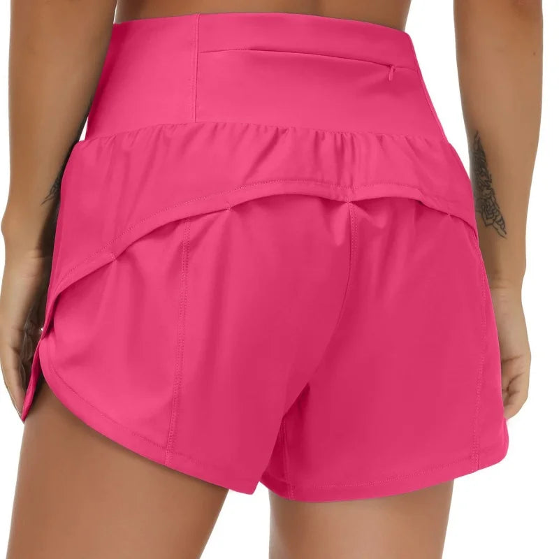 High Waisted Workout Shorts Active Fitness Style