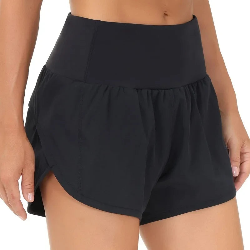 High Waisted Workout Shorts Active Fitness Style