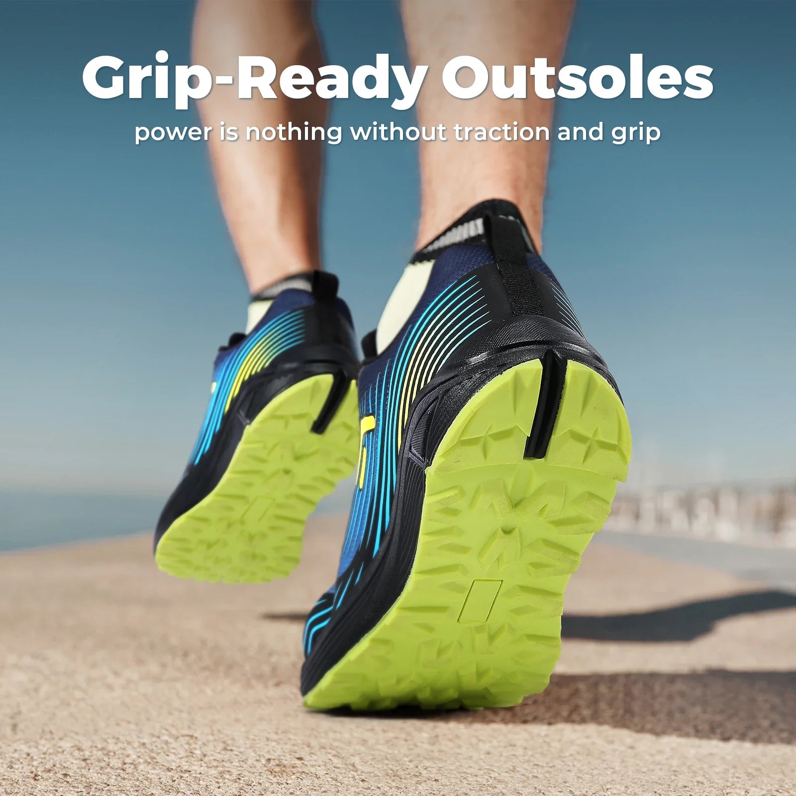 Men's Wide Trail Running Shoes Breathable