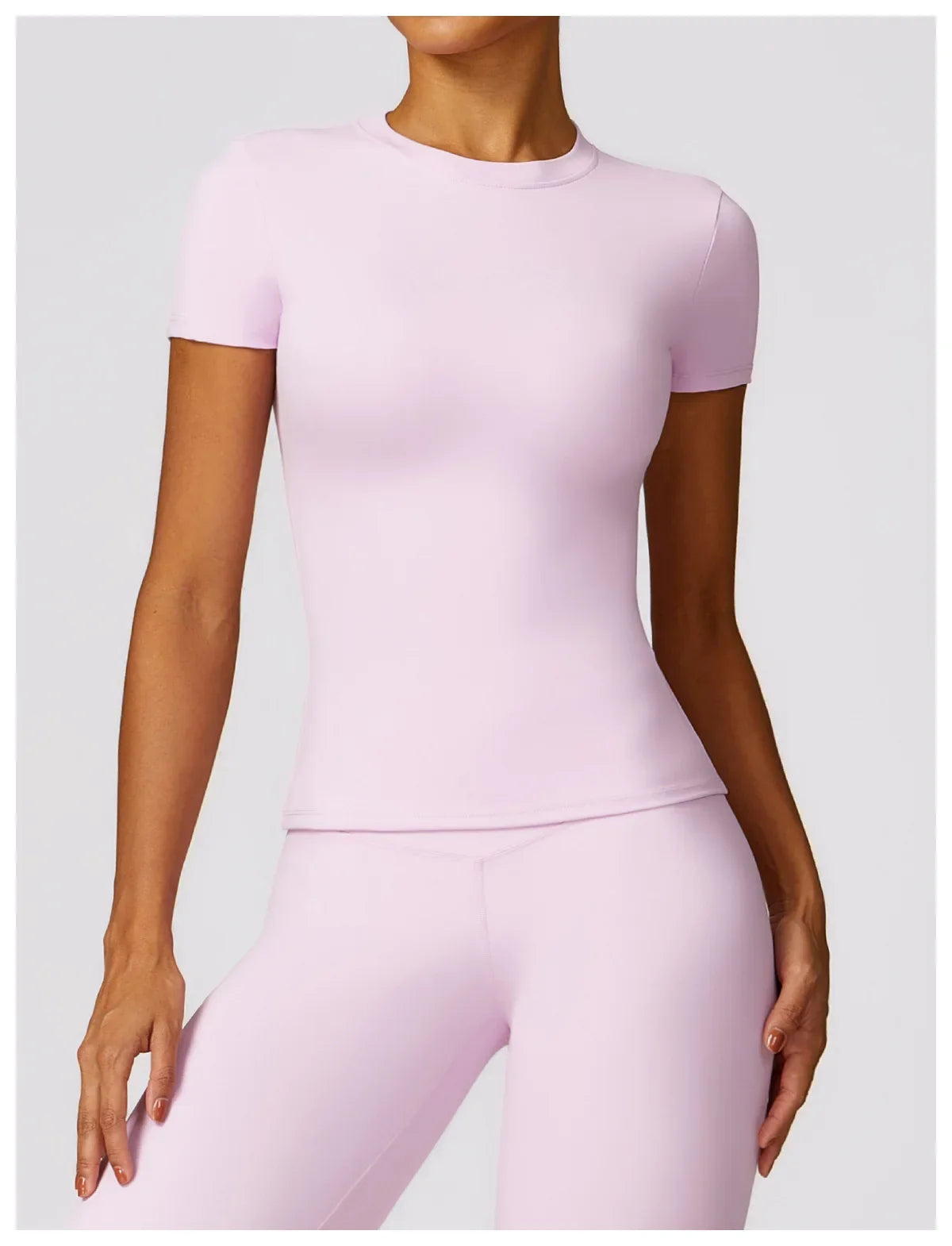 Women's Short Sleeve Workout Fitness Top