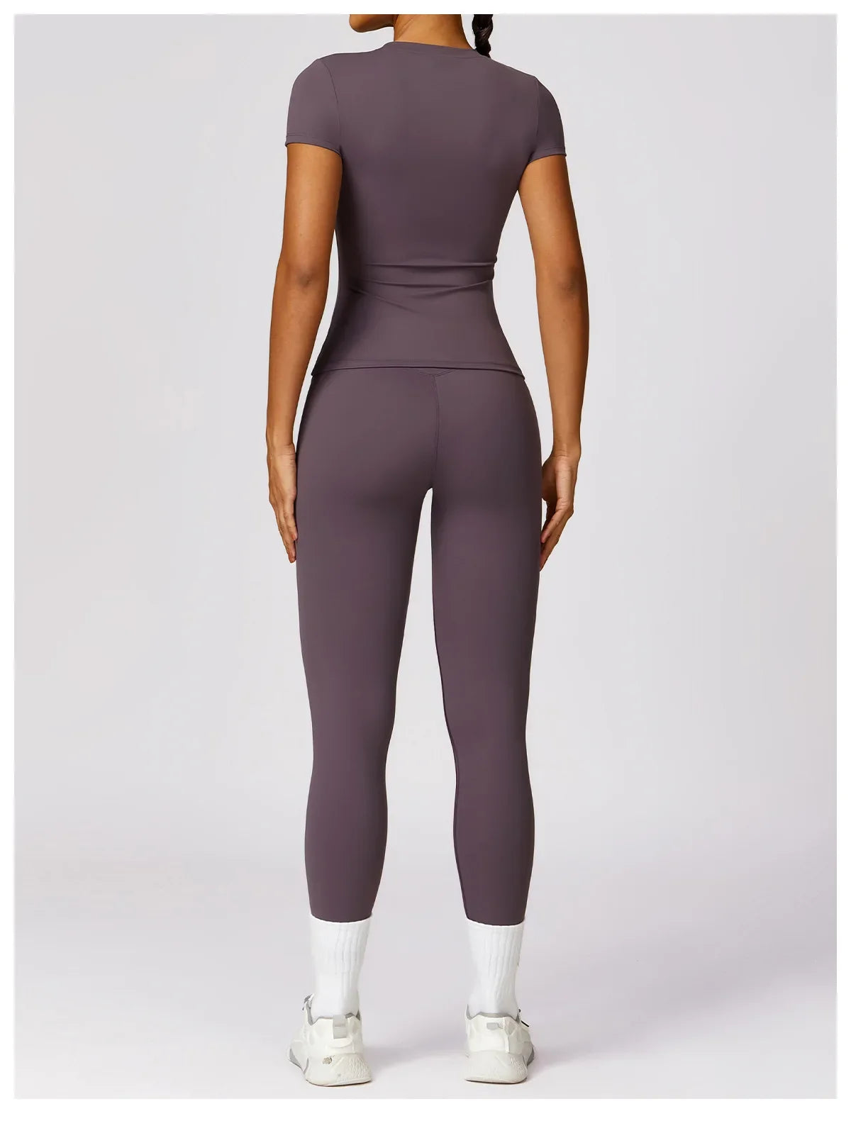 Women's Short Sleeve Workout Fitness Top