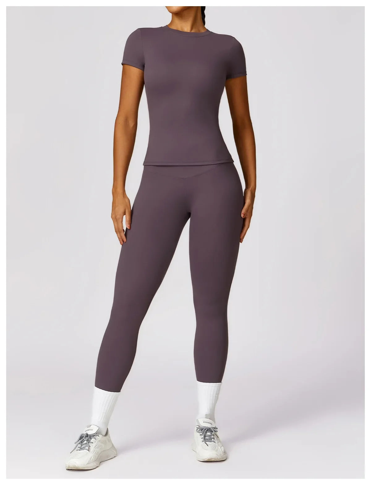 Women's Short Sleeve Workout Fitness Top