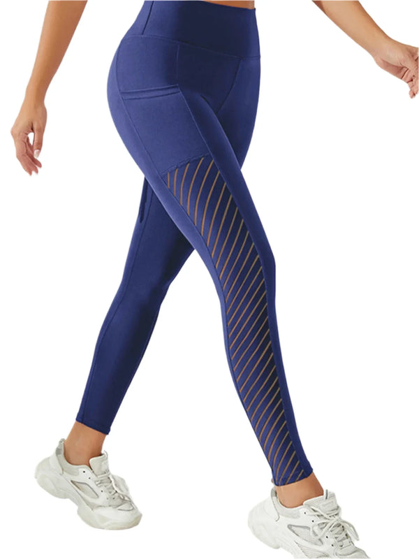 Women's Ankle Length Yoga Pants Pockets Stretch Activewear