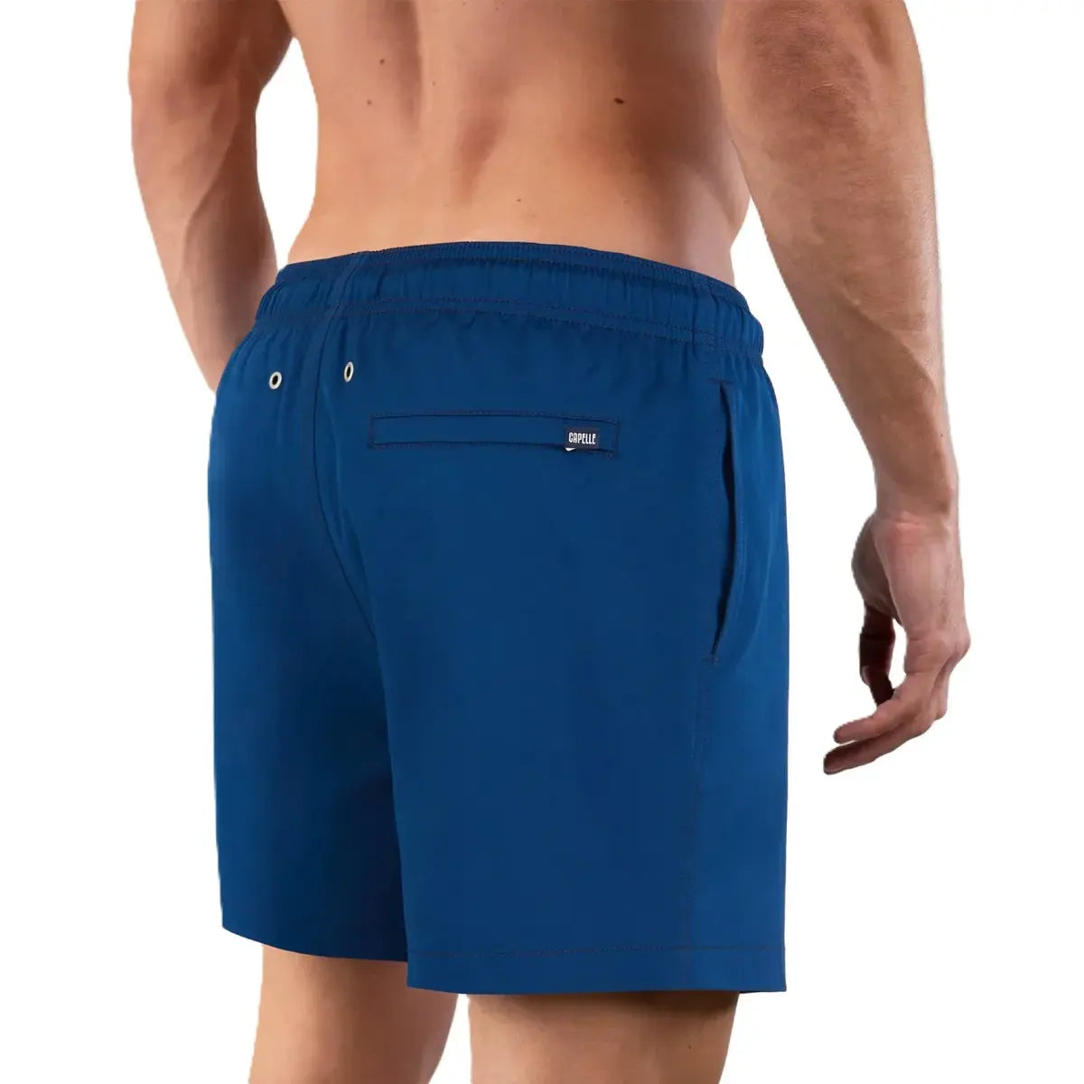 Blue Sapphire Hybrid Compression Lined Swim Trunk